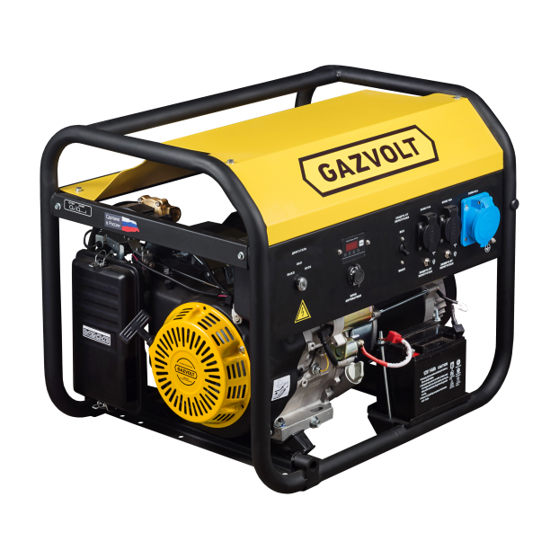 Газовый генератор Gazvolt 6250 A SE 01 (двигатель Loncin)